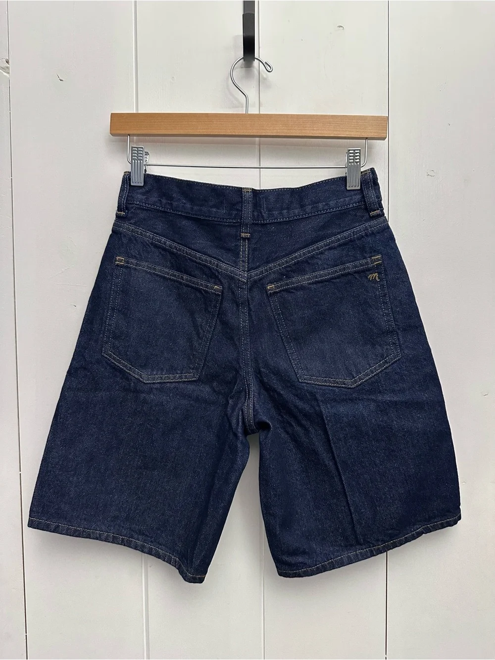 Madewell The 1997 Denim Bermuda Short In Bronxville Wash Size 23